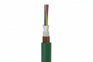 Distribution cable, 6 to 24 fibers, Steel Tape Armoured, double jacket CPR